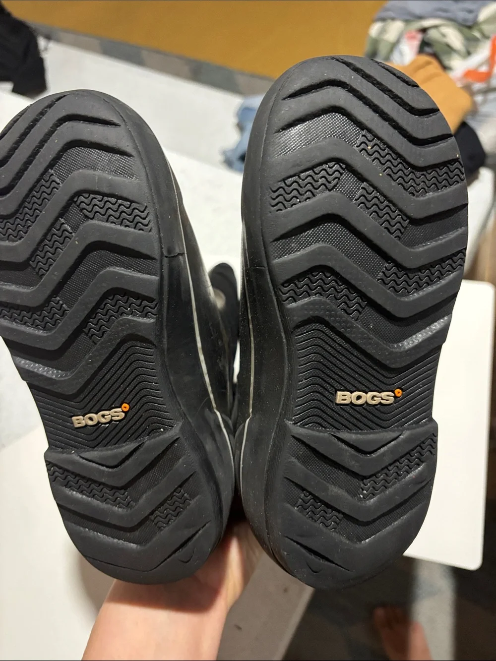 Bogs kids Black Waterproof Pull-On Rain & Snow Boots
